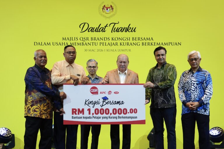 Kongsi Bersama: QSR Brands Pledges RM1 Million to Uplift the Next Generation