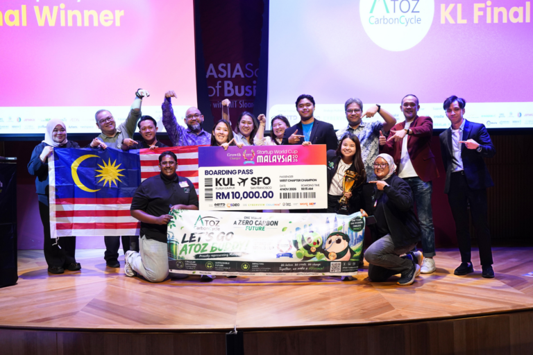 Atoz CarbonCycle Platform Wins Startup World Cup Malaysia 2026 West Chapter, Earns Ticket to Silicon Valley
