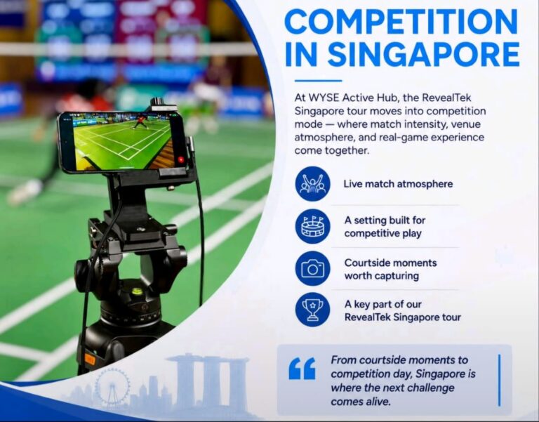 Malaysian AI Badminton Review System, Reveal Lens Makes International Debut