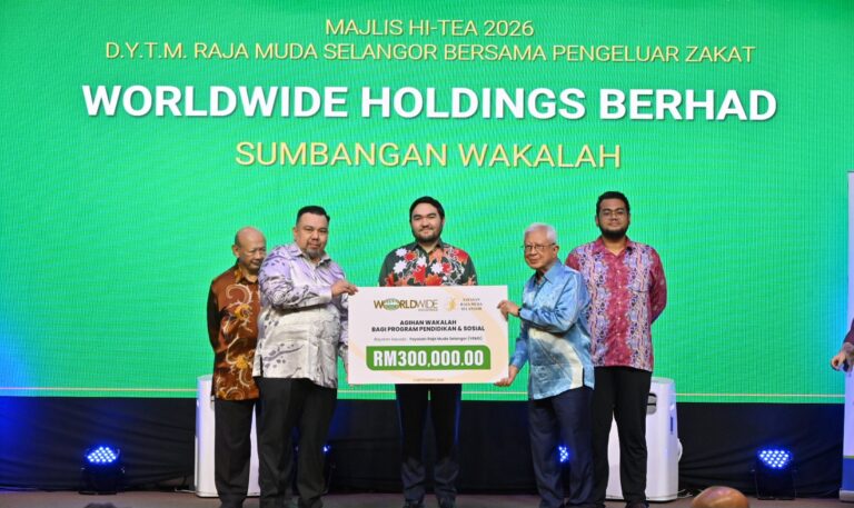 Worldwide Holdings Continues Long-Standing Partnership With Yayasan Raja Muda Selangor